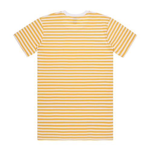 WHITE/YELLOW - BACK staple-stripe-tee-white/yellow-back